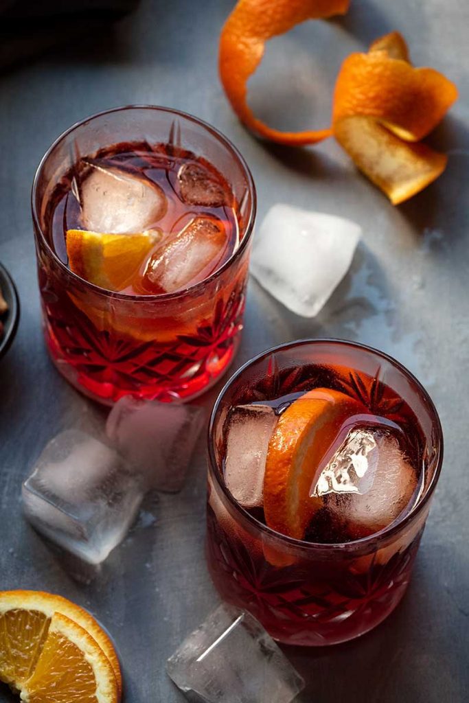 Negroni cocktail.